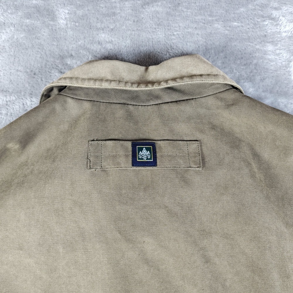 Rainforest Jacket Mens Large Green Field Utility Chore Full Zip Outdoor Workwear - Picture 13 of 14